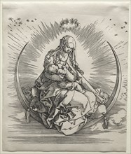 The Life of the Virgin: The Virgin on a Crescent, c. 1510-1511. Albrecht Dürer (German, 1471-1528).