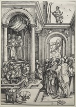 The Life of the Virgin: The Presentation of the Virgin in the Temple, c. 1502-1503. Albrecht Dürer