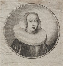 Woman with a Millstone Ruff, 1644. Wenceslaus Hollar (Bohemian, 1607-1677). Etching