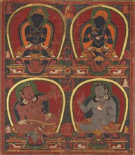 Vajradhara, Nairatmya, and Mahasiddhas