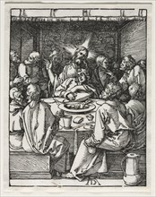 The Small Passion:  The Last Supper. Albrecht Dürer (German, 1471-1528). Woodcut