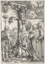 Christ on the Cross with Mary, St. John, Mary Magdalen and St. Stephen, 1505. Hans Baldung (German,
