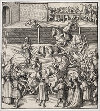 Der Weisskunig: The Art of Jousting and Tilting, 1513-1518. Leonhard Beck (German, c. 1480-1542).