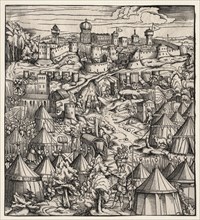 Der Weisskunig: Der Weisskunig (The White King): The Siege of Padua, 1512-1515. Hans Burgkmair