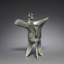 Wine Cups (Jue), c. 1200 BC. China, late Shang dynasty (c.1600-c.1046 BC). Bronze; overall: 22.7 x
