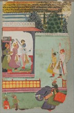 Kanhra Ragini, c. 1700. India, Rajasthan, Amber, early 18th Century. Color on paper; overall: 29.6