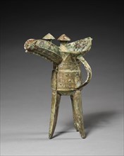 Wine Cups (Jue), c. 1200 BC. China, late Shang dynasty (c.1600-c.1046 BC), Anyang phase (c