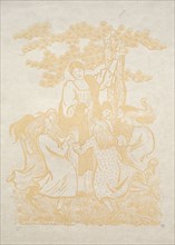 Illustration 25:  La Ronde, 1893. Lucien Pissarro (British, 1863-1944). Wood engraving