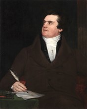 Colonel William Leete Stone, 1839. William Page (American, 1811-1885). Oil on canvas; unframed: 91