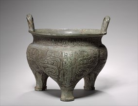 Hollow-Legged Tripod (Li Ding), late 900 BC. China, Shaanxi province, Xi'an,, Western Zhou dynasty