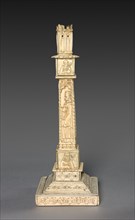 Candlestick, 1800s - early 1900s. Italy, 15th century style (possibly 19th-early 20th century).