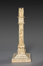 Candlestick, 1800s - early 1900s. Italy, 15th century style (possibly 19th-early 20th century).