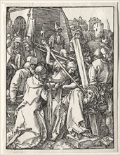 The Small Passion:  Christ Bearing the Cross, 1509. Albrecht Dürer (German, 1471-1528). Woodcut