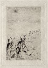 Sur la plage, à Berneval. Pierre-Auguste Renoir (French, 1841-1919). Etching
