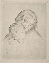 Mère et enfant. Pierre-Auguste Renoir (French, 1841-1919). Etching