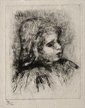 Claude Renoir, de trois-quarts à droite, 1908. Pierre-Auguste Renoir (French, 1841-1919).