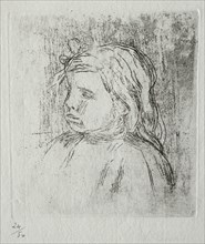 Claude Renoir, de trois-quarts à gauche, 1908. Pierre-Auguste Renoir (French, 1841-1919).