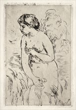 Baigneuse debout, à mi-jambes. Pierre-Auguste Renoir (French, 1841-1919). Etching