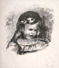 Claude Renoir, la tête baissée, 1904. Pierre-Auguste Renoir (French, 1841-1919). Lithograph