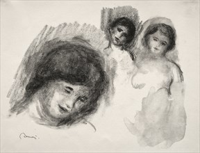 La Pierre au trois croquis. Pierre-Auguste Renoir (French, 1841-1919). Lithograph