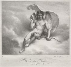 À la plus belle. Antoine Béranger (French, 1785-1867). Lithograph