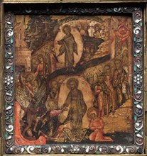 Portable Triptych Icon, 1600s. Byzantium, Russia, Moscow?, Byzantine period, 17th century. Painted