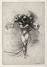Le Printemps, 1883. Auguste Rodin (French, 1840-1917). Drypoint; platemark: 14.7 x 10 cm (5 13/16 x