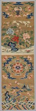 Hanging, 1700s-1800s. China, Qing dynasty (1644-1911). Tapestry weave, slit joins; silk and gold