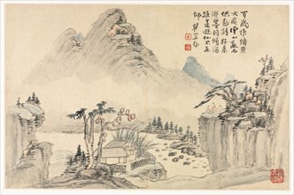 Landscapes in Various Styles after Old Masters, 1690. Mei Qing (Chinese, 1623-1697). Album leaf: