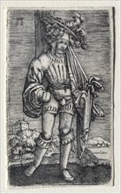 The Little Standard Bearer. Albrecht Altdorfer (German, c. 1480-1538). Engraving