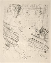 Emilienne d'Alençon. Henri de Toulouse-Lautrec (French, 1864-1901). Lithograph