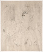 Yvette Guilbert:  à Ménilmontant, de Bruant, 1898. Henri de Toulouse-Lautrec (French, 1864-1901).