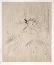 Yvette Guilbert:  Chanson Ancienne, 1898. Henri de Toulouse-Lautrec (French, 1864-1901). Lithograph