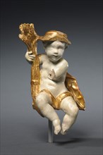 Putto as Summer, c. 1765. Ferdinand Dietz (German, 1708-1777). Painted and gilded wood; overall: 13