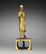 Adoring Monk, early 500s. China, Northern Wei dynasty (386-534). Gilt bronze; overall: 14.9 cm (5