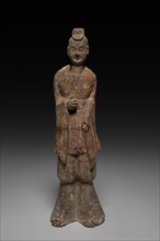 Court Official (Tomb Figure), 1st quarter of 6th Century. China, Six Dynasties period (317-581),