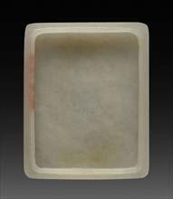 Seal Box, 1644-1700. China, Qing dynasty (1644-1911). Jade; overall: 6.2 x 7.7 cm (2 7/16 x 3 1/16