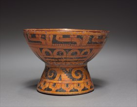 Bowl with Rattle Base, c. 900-1519. Mexico, Cholula?, Mixteca-Puebla Style, 10th-16th century.