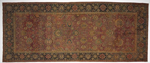 Carpet, 1500s. Iran, Herat, 16th century. Senna knot: wool and cotton; average: 771.7 x 307.3 cm