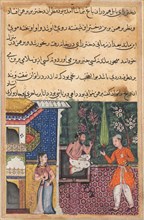 Page from Tales of a Parrot (Tuti-nama): Thirty-fifth night: The Brahman gives an account of his