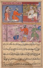 Page from Tales of a Parrot (Tuti-nama): text page, c. 1560. India, Mughal, Reign of Akbar, 16th