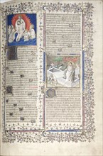 The Gotha Missal:  Fol. 1r, Trinity and Resurrection , c. 1375. And workshop Master of the