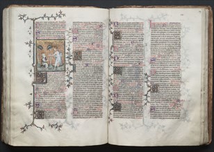 The Gotha Missal:  Fol. 116v, St. Mary Magdalene Kneels, c. 1375. And workshop Master of the