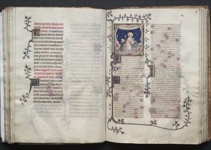 The Gotha Missal:  Fol. 69r, The Resurrection, c. 1375. And workshop Master of the Boqueteaux