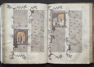 The Gotha Missal:  Fol. 83r, Corpus Domini, c. 1375. And workshop Master of the Boqueteaux (French)