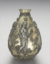 Anahita Vessel, 300-500. Sasanian, Iran, 4th-5th Century. Silver, cast, raised, repoussé, chased,