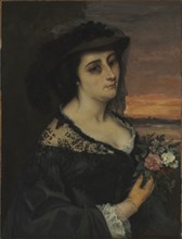 Mme L... (Laure Borreau), 1863. Gustave Courbet (French, 1819-1877). Oil on fabric; framed: 112.4 x