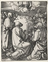 The Small Passion:  The Ascension, 1509-1511. Albrecht Dürer (German, 1471-1528). Woodcut