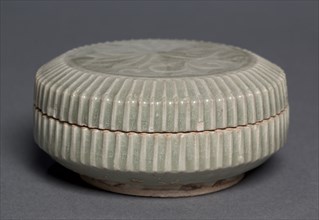 Covered Box with Carved Floral Design: Yaozhou Ware, 1100s. China, Shanxi province, Northern Song