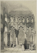 The Mosque, Cordova, 1800s. Anonymous. Lithograph